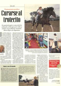 Curarse al trotecito