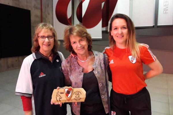 Visita a River Plate, a través de la Fundación River sin Barreras.