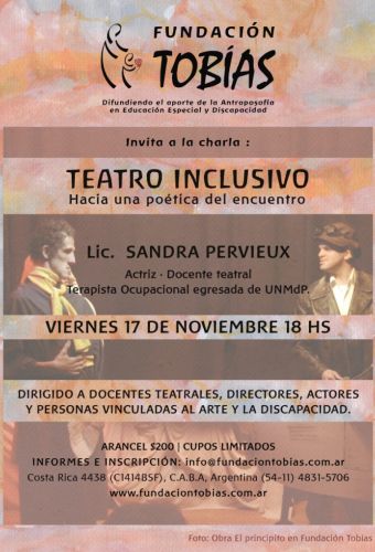 Charla: Teatro Inclusivo